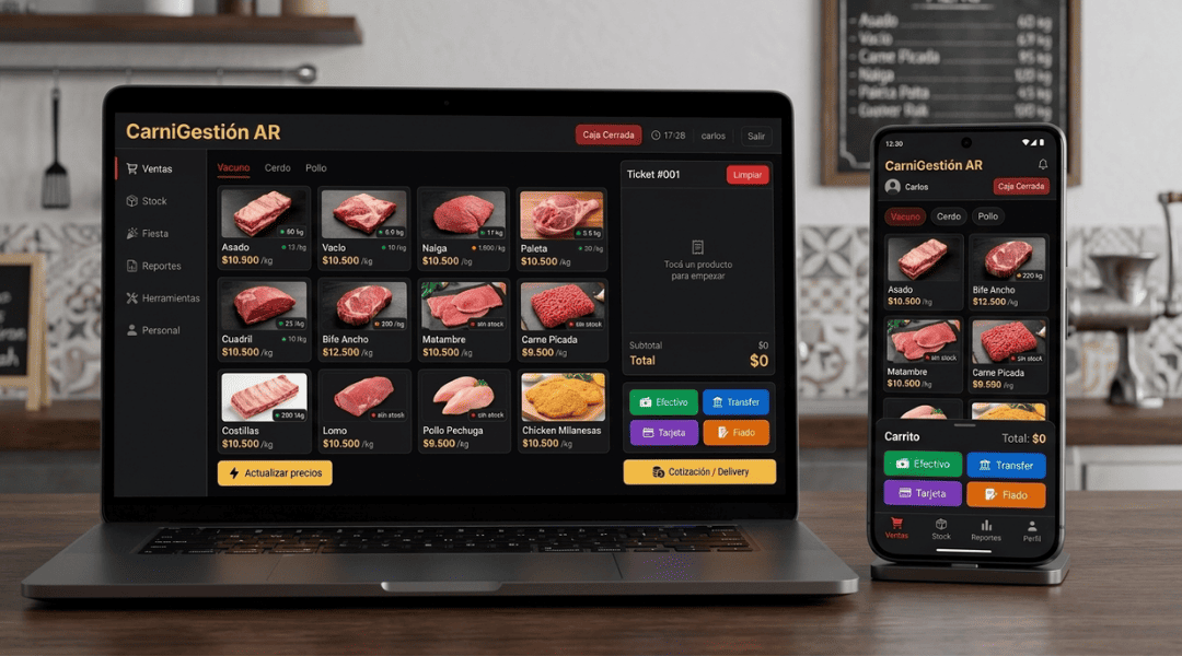 CarniGestión Pro · Software de gestión